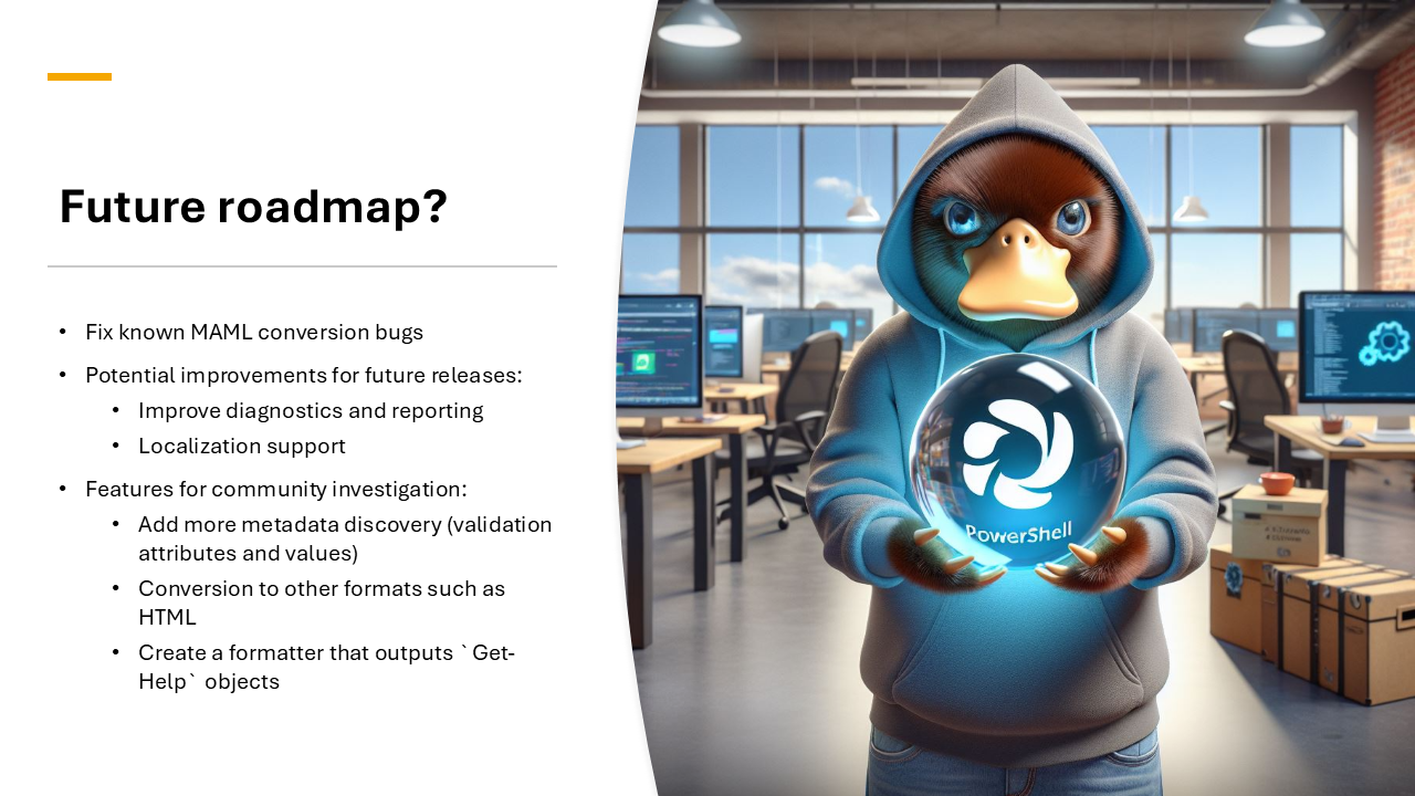 Future roadmap?