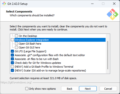 Git for Windows installer